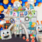 83 PCS Robot Birthday Party Decoration Robot Birthday Party Supplies Robot Birthday Balloons Robot Birthday Banner Favors Cake C