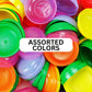 Entervending Capsule Vending Machine - 60 Pcs 2" Clear Acorn Capsules, Plastic, Color Lids - Bulk Party Favors & DIY Craft Supplies