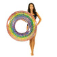 Poolcandy Jumbo Pool Tube, 48, Multiple Tube Styles (Classic Rainbow Glittered 42 Pool Tube)
