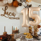 Katchon, Gaint Caramel 15 Balloon Number - 40 Inch | 15 Birthday Balloon Decor | 15Th Birthday Decorations For Party | Creme Number 15 Balloon | 15 Year Old Balloon For 15Th Birthday Party Supplies