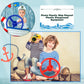 Haconba 2 Pack Steering Wheel Playset Plastic Pirate Ships Wheel with Mounting Tools for Kids Playground Outdoor Gym (Blue, Red)