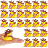 24 Sets Cowboy Rubber Duck with Cute Cow Print Cowboy Hat and Scarf Mini Rubber Duckies Cow Print Farm Theme Party Supplies Bathtub Toys Western Cowboy Theme Party Decoration (Cute Style)
