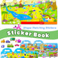Walenced Puffy Reusable Sticker Book For Toddlers 2-4 Years, 3 Sets Stickers For Kids, Toddler Sticker Book Ages 1-3, 96 Pcs Tod