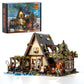 Funwhole A-Frame Cabin Lighting Building Bricks Set - 2061 Pcs Adult Construction Building Model Set For Adults And Teen