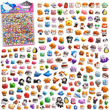 Funblast Animal Stickers For Kids  2 Sheets/550+ Colorful Zoo, Farm & Jungle Animals Puffy Stickers, 3D Sticker Set For School 