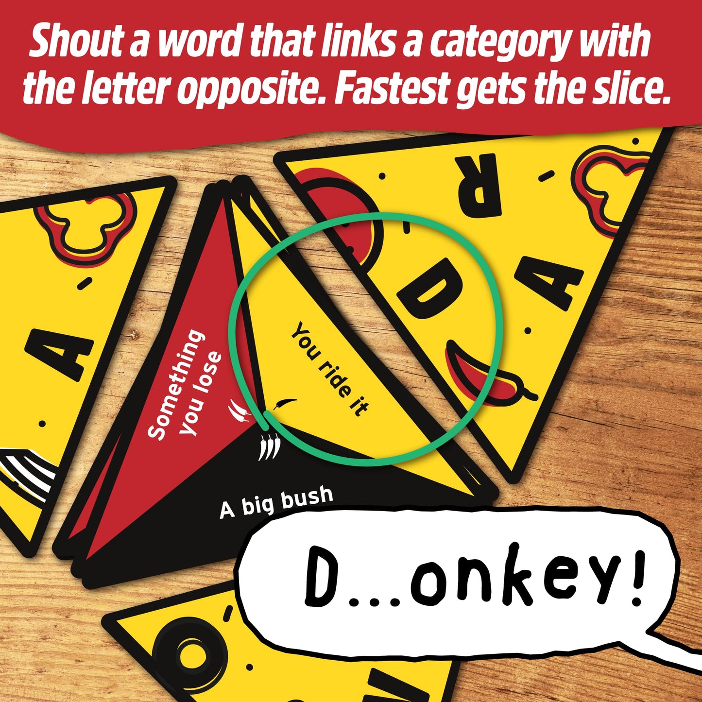 Big Potato Card Game - P for Pizza XXXXtra Hot, Travel Edition, Perfect for Holidays & Camping, Model PIZXSAL01UNI