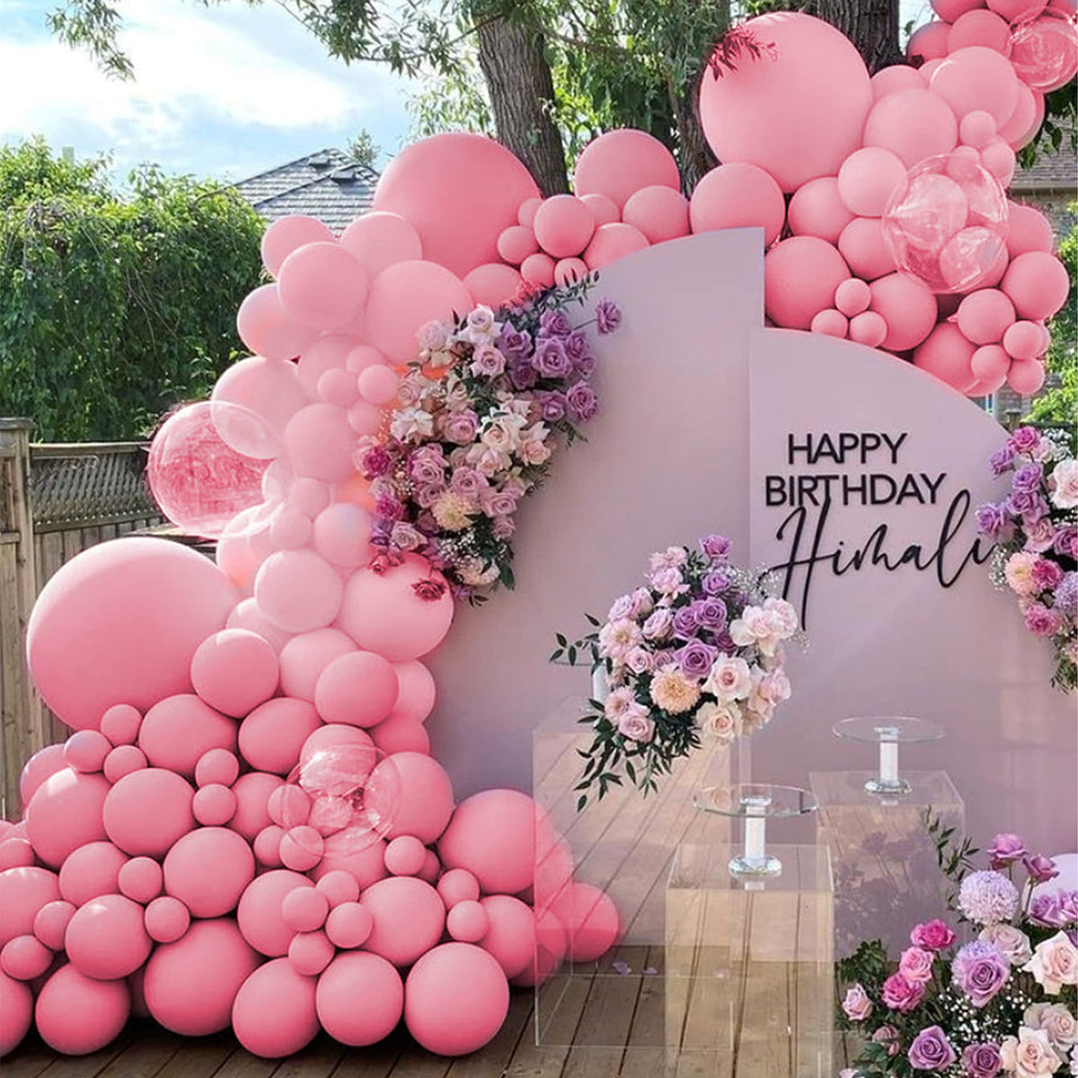 ITAF Pink Pastel Balloons For Birthday/Anniversary/Engagement/Wedding/Baby Shower/Farewell/Any Special Event Theme Party Decorat