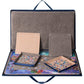 Lavievert 1000 Pieces Jigsaw Puzzle Board With Padded Cover, Portable Puzzle Case With 4 Sorting Trays, Puzzle Caddy Puzzle Storage Saver With Non-Slip Surface For Adults And Kids