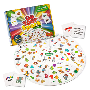 Matching Game Preschool Board Games for Kids 2-in-1 Picture Cards  Match and Category Games  Speech Therapy Materials  Educational Games for Kids 3 and Up