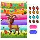 Neburora Pin The Tail On The Donkey Mexican Donkey Game With 24Pcs Tails Cinco De Mayo Party Mexican Party Fiesta Themed Taco Pa
