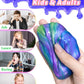 Tonberless 5 Pack Slime Filled Eggs Toys, Prefilled Easter Eggs Basket Stuffers for Teens Kids, Easter Egg Fillers Gifts Party F