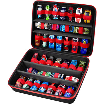 Toy Storage Organizer Case Compatible With Hot Wheels Car, For Matchbox Cars, Portable Carrying Container Carrier Holder Fit For 36 Toys Car (Box Only)