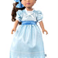 Little Adventures Wendy Doll Dress With Bow - Doll Not Included - Machine Washable Child Pretend Play And Party Doll Clothes With No Glitter