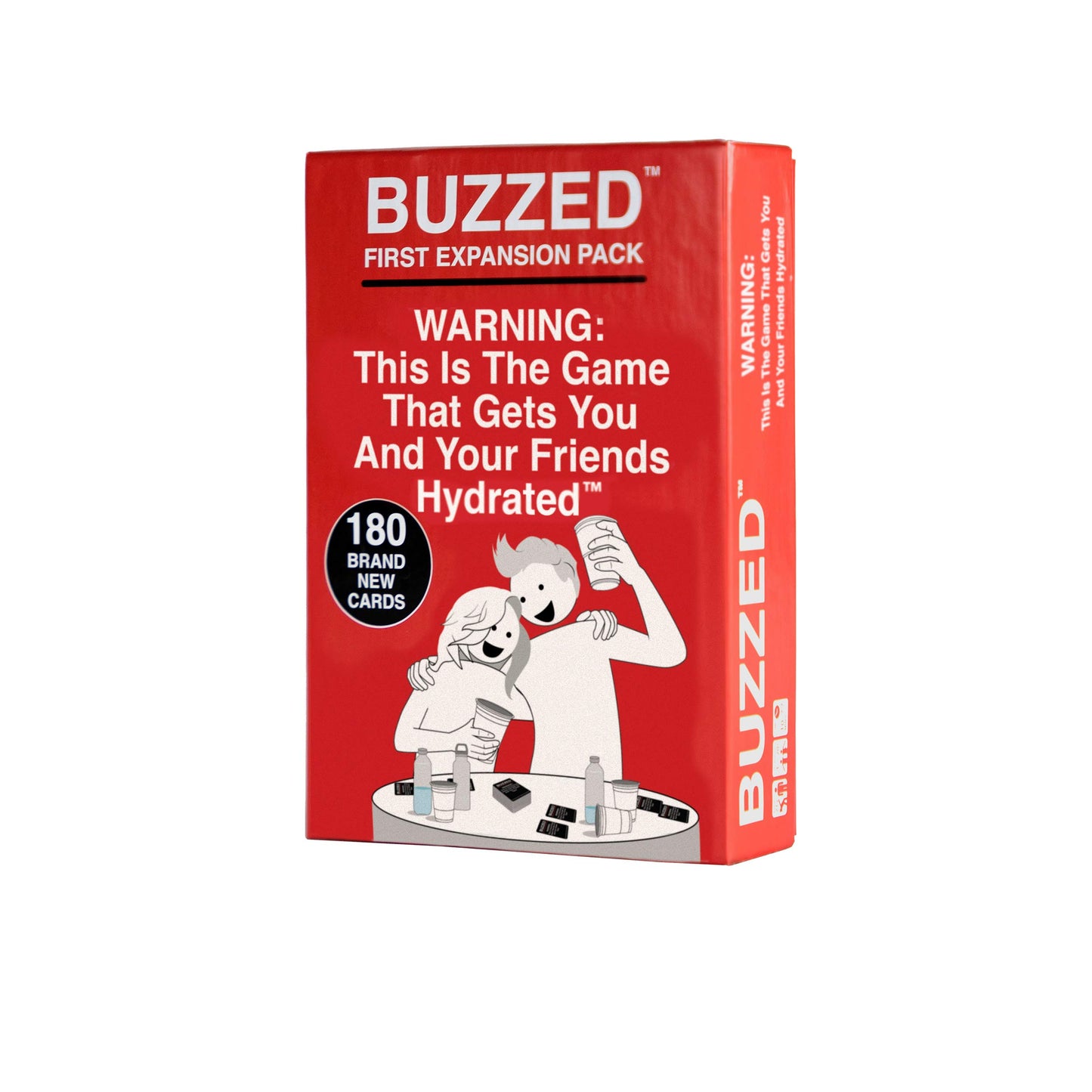WHAT DO YOU MEME? Buzzed Expansion Pack #1 - Hilarious Adult Drinking Game, 180 Cards, Black, Model WSTD417