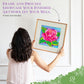 Batik Painting 2-in-1 Kit (Rose, Lily Flower)