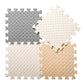 Tamiplay Foam Floor Mats For Kids, 12 X 12 Inch 16 Tiles 0.4' Thickness Foam Play Mat, Non-Toxic Square Interlocking Floor Mats Rubber Baby Play Mat For Toddlers(White/Beige/Gray)