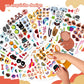 24 Sheets Make-A-Face Stickers, Make Your Own Animal Mix And Match Sticker Sheets, Animal Stickers For Kids, Diy Party Favor Sti