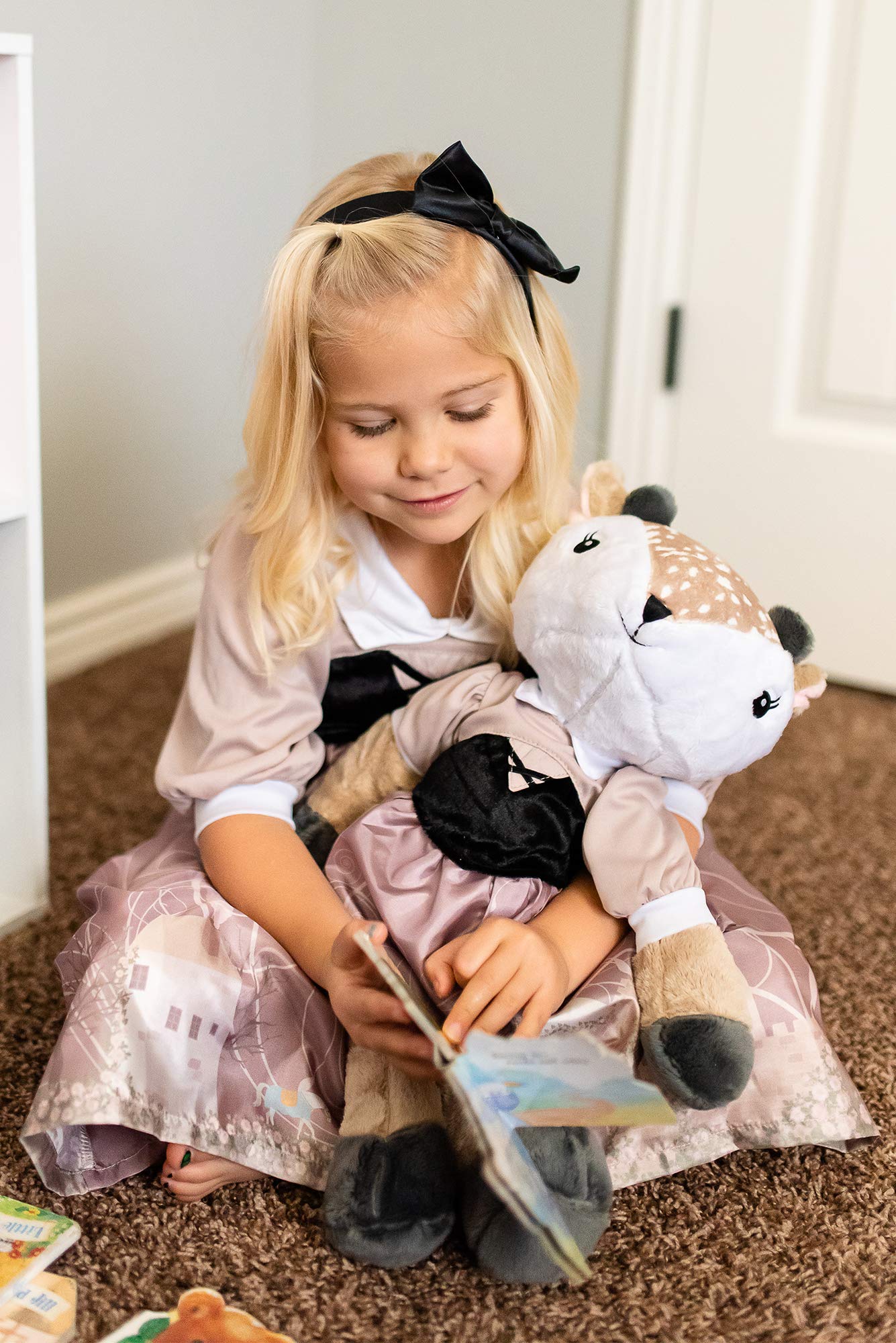 Little Adventures Adventure Pals Soft Plush Minky Stuffed Animal Toys (Felicity Fawn)