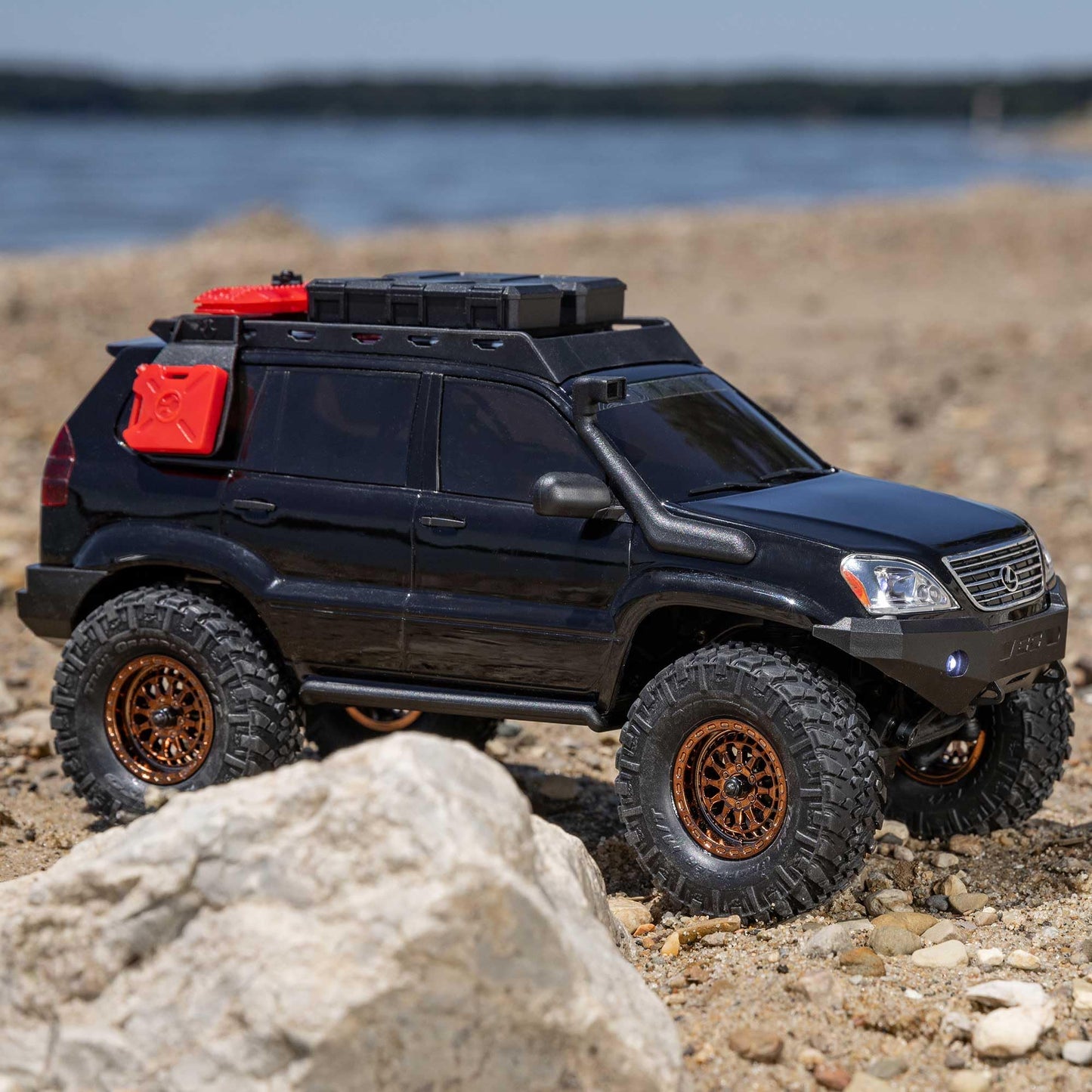 Axial Rc Truck Scx24 Lexus Gx 470: 1/24 4Wd Rtr (Everything Needed To Run Is Included), Black, Axi-1532T3