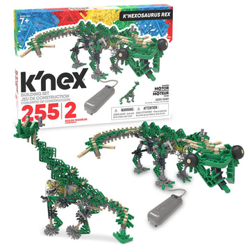 K'Nex - K'Nexosaurus Rex, Motorized Dinosaur Set ‚ 255 Pieces, Stem Building, Engineering Play, Kid Construction Set‚ Ages 7+