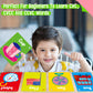 SpriteGru 52 PCS Word Flashcards - Double-Sided CVC & CVCC Cards, 4"x6" Cardstock, Educational Tool for Preschool & Kindergarten