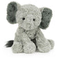 Gund Cozys Collection Elephant Plush, Elephant Stuffed Animals For Ages 1 And Up, Gray, 10''