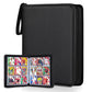 LIMSTDIC Card Binder for Pokemon Card  9 Pocket 40 Double-Sided Pages for 720 Card Pocket enhanced Zip PU Card Binder for Pokemon  Collectible For TCG MTG Baseball Football Trading Card Game(Black)