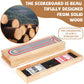 Wooden Cribbage Board Game Set  enhanced Wooden Board with with Storage Drawer and Metal Pegs  Strategy Card Game Cribbage - Travel Portable Cribbage Game Sets for Family