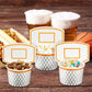 Basketball Hoop Snack Cups Basketball Party Decorations Paper Basketball Party Supplies Basketball Kids' Party Cups For Basketba