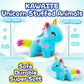 Blue Unicorn Stuffed Animals For Kids And Adults, Mini Plush Toys Key Chain, Cuddly Unicorns Plush Toy, Soft And Fun Stuffed Ani