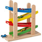 Play22 Wooden Car Ramps Race - 4 Level Toy Car Ramp Race Track Includes 4 Wooden Toy Cars - My First Baby Toys - Toddler Race Car Ramp Toy Set Is A Great Gift For Boys And Girls - Original By Play22