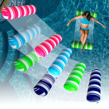 4 Pack Inflatable Pool Floats Adult Size Water Hammock,Floats For Swimming Pool,4-In-1 Multi-Purpose Pool Floating Toys,Pool Raf