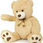 Maogolan Big Tan Large Teddy Bear 39 Inch Life Size Jumbo Stuffed Animals Stuffed Bear For Girlfriend Kids