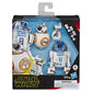 STAR WARS Galaxy of Adventures R2-D2, BB-8, D-O 3 Pack Action Figures, 5" Scale, Brown Plastic, Kids Ages 4 & Up