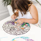 Melissa & Doug Stained Glass Craft Kit, Mermaids - 140+ Stickers, Multi-color, 14.5x13.5x0.6 inches, Ages 5+