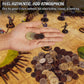 Dnd Metal Coins Set Of 60 With Leather Pouch - Gaming Tokens, Pirate Treasure, Accessories & Props For Board Games, Dungeons And Dragons, Tabletop Rpgs And Larp