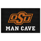 FANMATS 14591 Oklahoma State Cowboys Man Cave UltiMat Rug - 5ft. x 8ft. | Sports Fan Area Rug, Home Decor Rug and Tailgating Mat