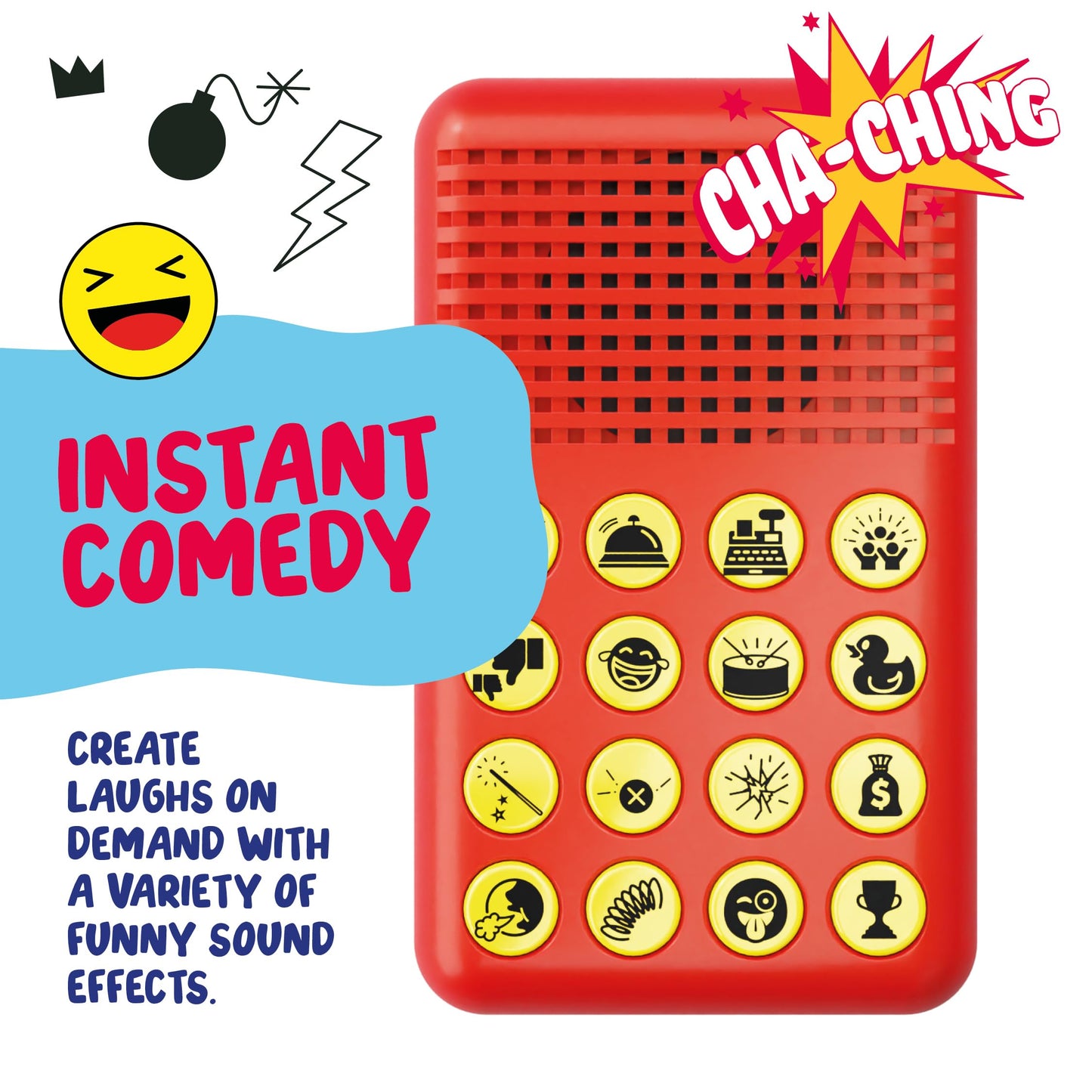 Sound Effects Machine - 16 Hilarious Sounds - Easter Basket Stuffers - Boys Noise Maker Prank Gifts For Kids- 6 7 8 9 10 Year Ol
