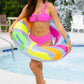 Monsoon [Citrus] 2-Pack Luxury Pool Floats Swimming Float Beach Tube Floaties Ring Tubes – Pride