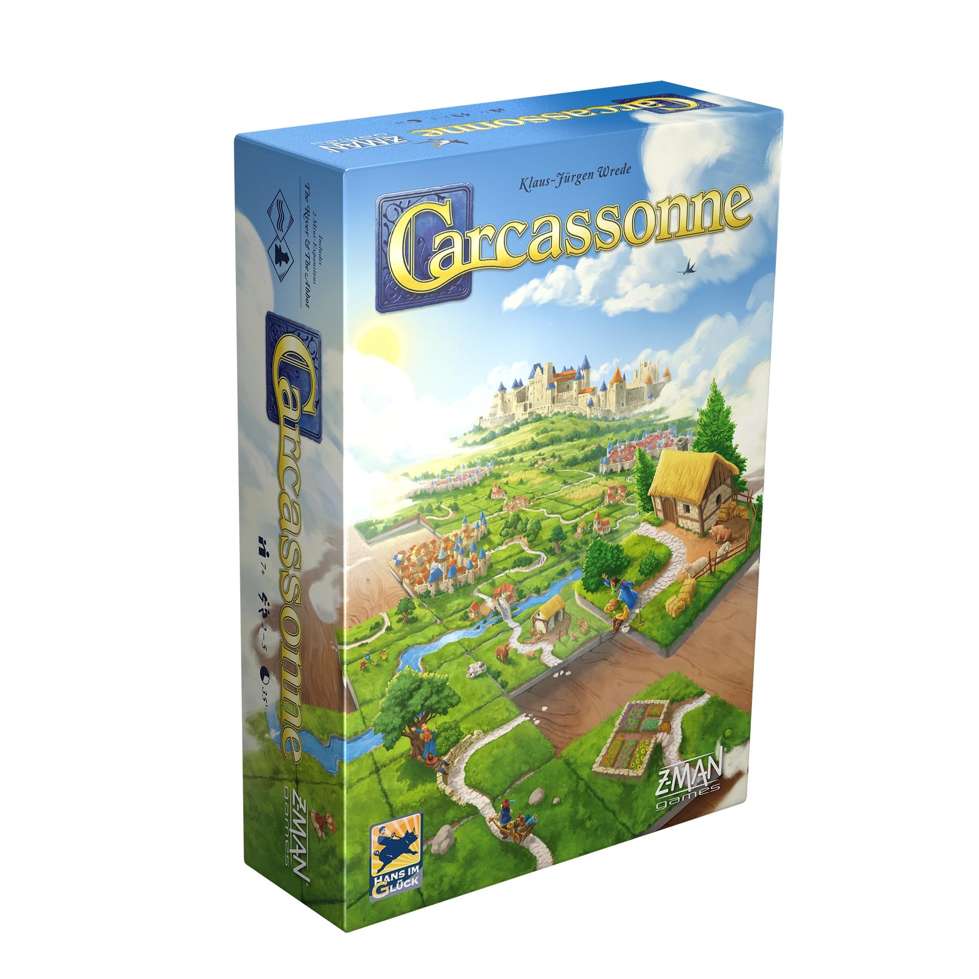 Carcassonne Board Game (Base Game) | Board Game For Adults And Family | Strategy Board Game | Medieval Adventure Board Game | Ag