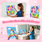 Fortand Gem Art Sticker Kit for Kids, 9x9 Inch, Pink-Unicorn, 8 Unicorn Themes, Crafts for Ages 4-12, Ideal Christmas Birthday Gift