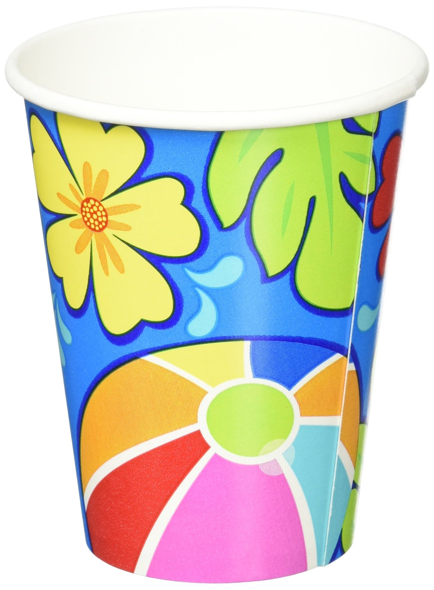 AmscanSummer Splash Party Cups, 9 oz., 18 Ct.