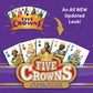 PlayMonster Five Crowns Card Game – 5 Suited Rummy, 1-7 Players, Ages 8+, Multicolor, Model 4156