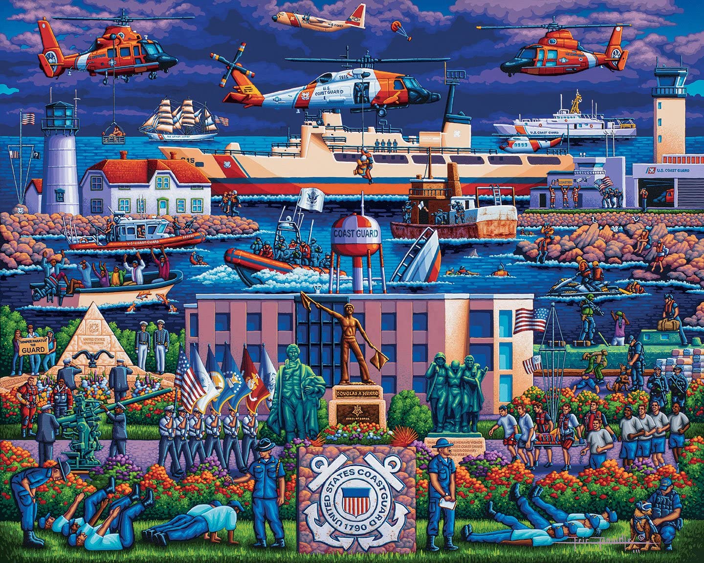 Dowdle Jigsaw Puzzle - Us Coast Guard - 500Piece