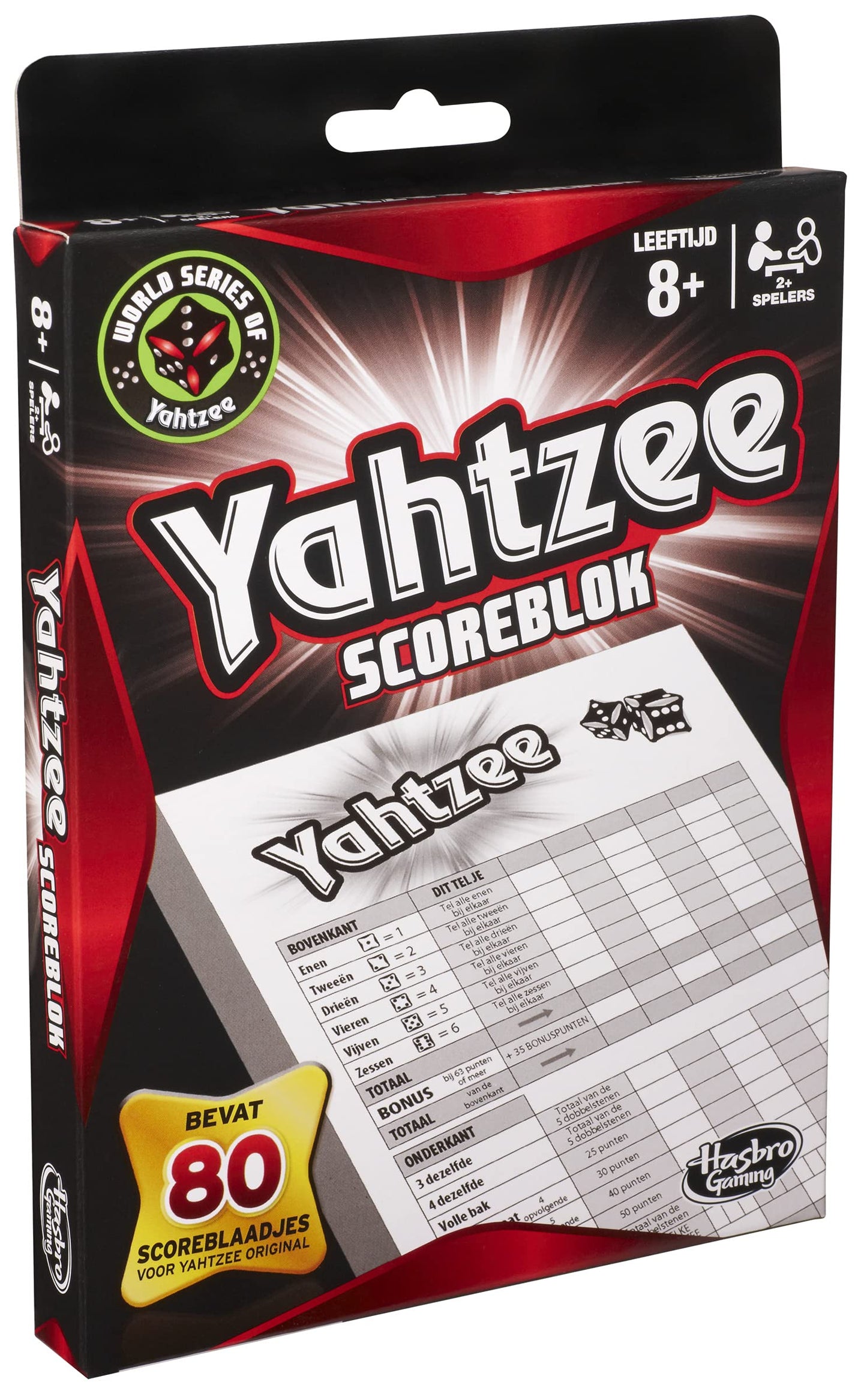 Hasbro Yahtzee Score Pad