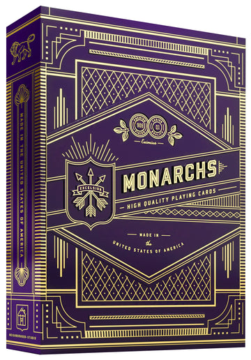 Theory11 Monarchs Playing Cards (Purple)