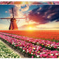 Educa - Tulips Landscape - 1500 Piece Jigsaw Puzzle - Puzzle Glue Included - Completed Image Measures 33.5' X 23.5' - Ages 14+ (18465)