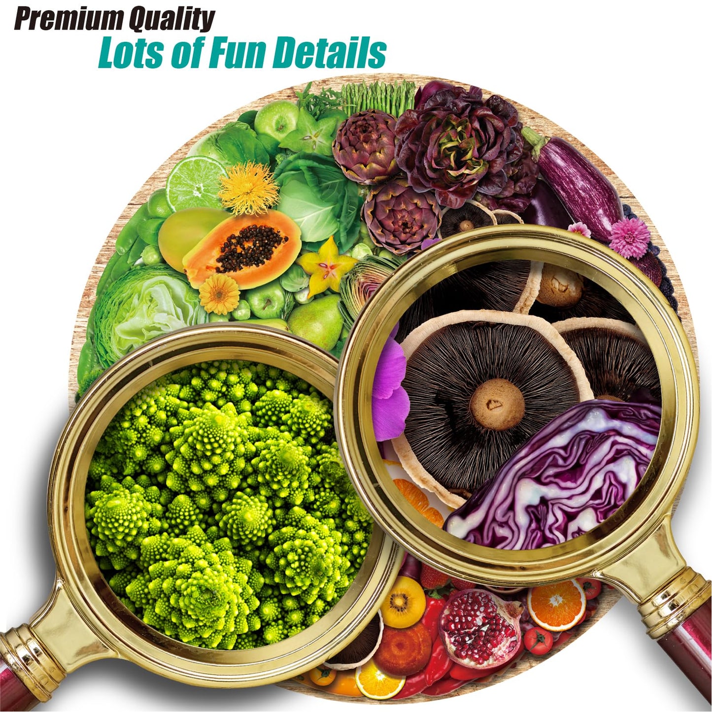 Antelope - 1000 Piece Puzzle for Adults, Harvest Platter - Jigsaw Puzzles 1000 Pieces, High Resolution, Matte Finish, No Dust