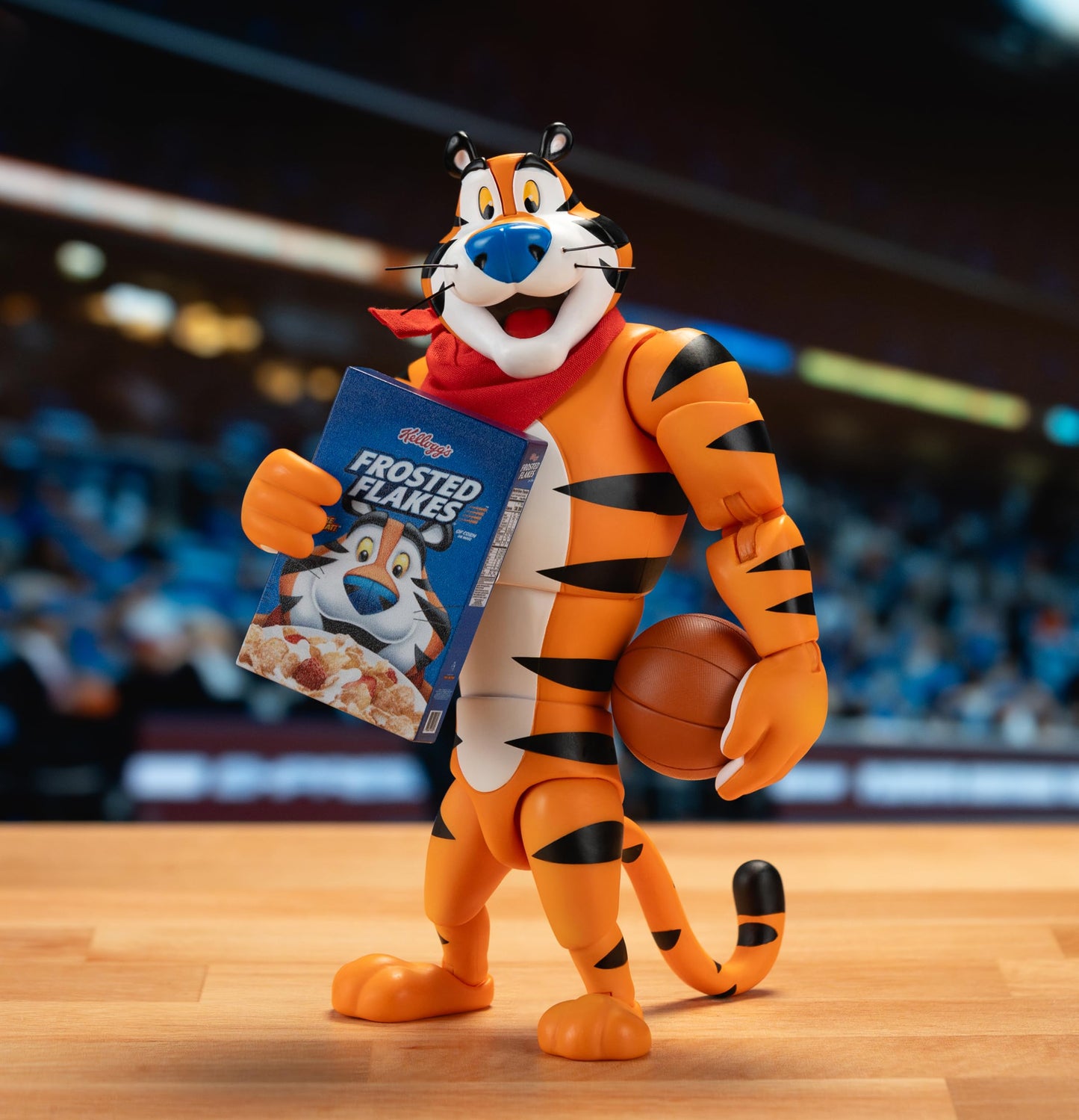 Jada Toys Tony The Tiger 6" Action Figure - Highly Articulated, Multicolor, Model 35567, Collectible Frosted Flakes Edition