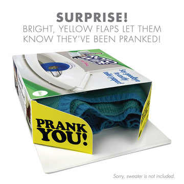 Prank Pack Prank Gift Box Bundle Set 2, 4 Unique Gift Boxes, Wrap Your Real Present In A Funny Authentic Prank-O Gag Present Box, Medium-Sized Novelty Gifting Box For Pranksters